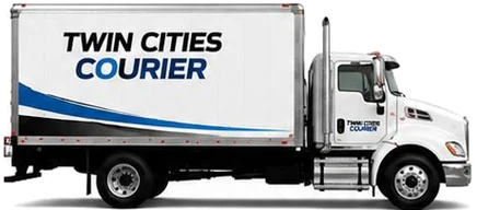 Twin Cities Courier dock truck